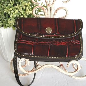 DOONEY & BOURKE Nile Collection Small Croc Flap Wristlet